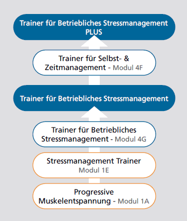 Ausbildungsübersicht Trainer Betriebliches Stressmanagement